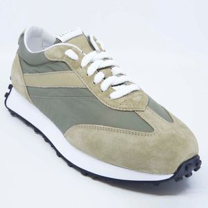 Dart sneakers in suede and fabric