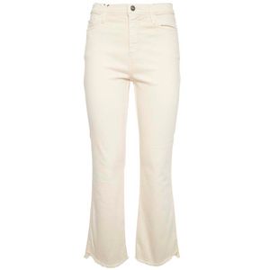 Flared jeans with fringed bottom Glassa