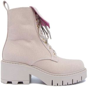Taupe Ecodenim Boot Ankle Boot