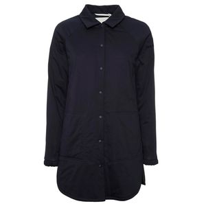 Cappotto leggero blu navy in panno
