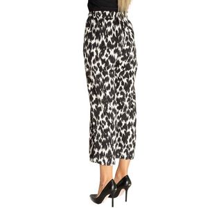 Cropped trousers in Riva satin