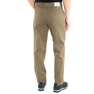 Pantalone verde in cotone stretch