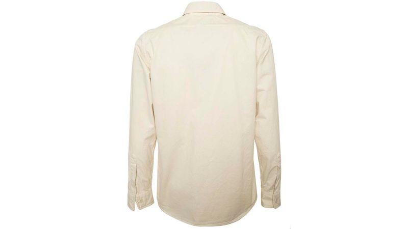 ASPESI Beige UT shirt in garment dyed gabardine on Arteni