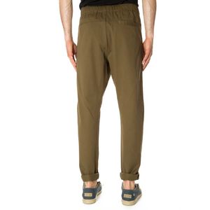 Pantaloni jogging in gabardina di cotone Verde