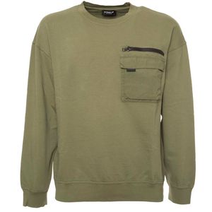 Multi pocket cotton sweatshirt