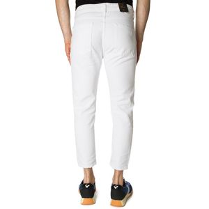 White Yellowstone jeans with abrasions