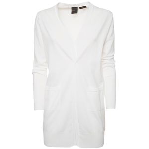 Cardigan in misto viscosa con tasche