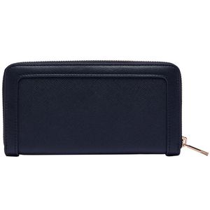 Maxi wallet in eco-leather with embossed logo