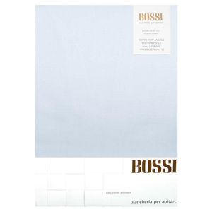 Lenzuolo di sotto matrimoniale 175x200 con angoli Azzurro 0037