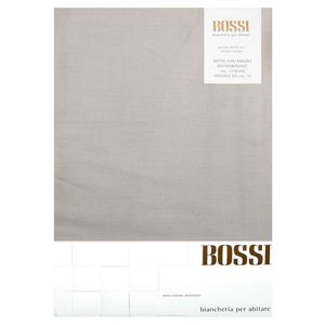 Lenzuolo di sotto matrimoniale 175x200 con angoli grigio 0280