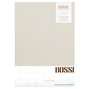 Lenzuolo di sotto matrimoniale 175x200 con angoli grigio chiaro 0279