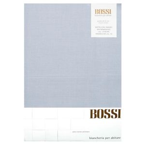 Lenzuolo di sotto matrimoniale 175x200 con angoli Azzurro 0278