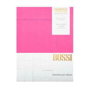 Coppia di federe 3 Volani 83x52 Fuxia 0011