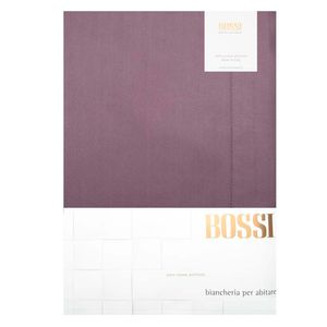Lenzuolo matrimoniale in cotone 255x290 viola 0276