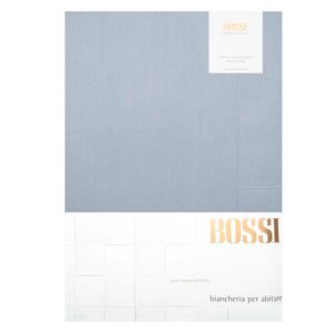 Lenzuolo matrimoniale in cotone 255x290 azzurro 0278