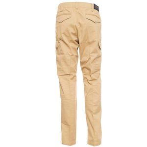 Slim fit cotton cargo pants