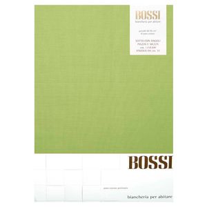 Lenzuolo di sotto 1,5p 125x200 con angoli verde 0273