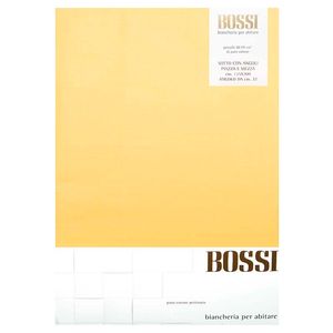 Lenzuolo di sotto 1,5p 125x200 con angoli giallo 0004