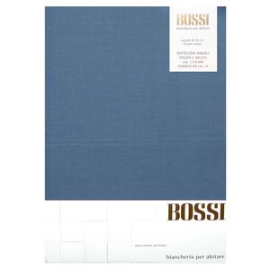 Lenzuolo di sotto 1,5p 125x200 con angoli azzurro 0178