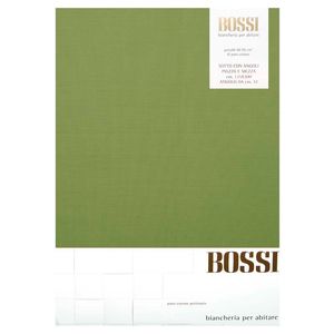 Lenzuolo di sotto 1,5p 125x200 con angoli verde 0282