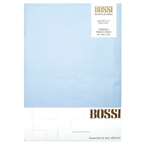 Lenzuolo 1,5p 200x290 azzurro 0030