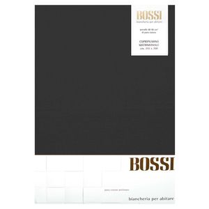 Copripiumino matrimoniale in cotone 255x200 grigio 0192