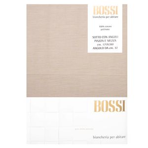 Lenzuolo di sotto 1,5p 125x200 con angoli beige 6096