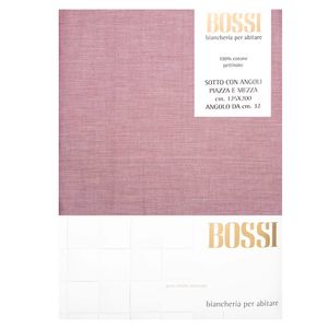 Lenzuolo di sotto 1,5p 125x200 con angoli viola 7139