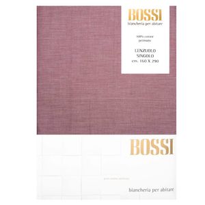 Lenzuolo una piazza in cotone 160x290 viola 7139