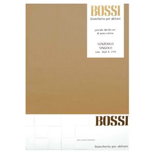 Lenzuolo una piazza in cotone 160x290 beige 0188