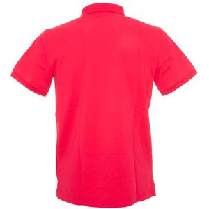 Regular fit pink polo shirt with mini logo