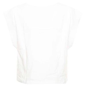 White t-shirt with swan print
