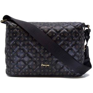 Quilted rectangular Heritage bag with fabric shoulder strap