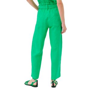 Pantalone verde in lino