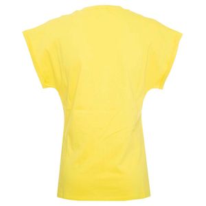 Yellow T-Shirt with Aulla embroidery