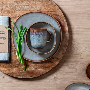 Mug with handle Lave beige
