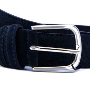 Handmade suede leather belt