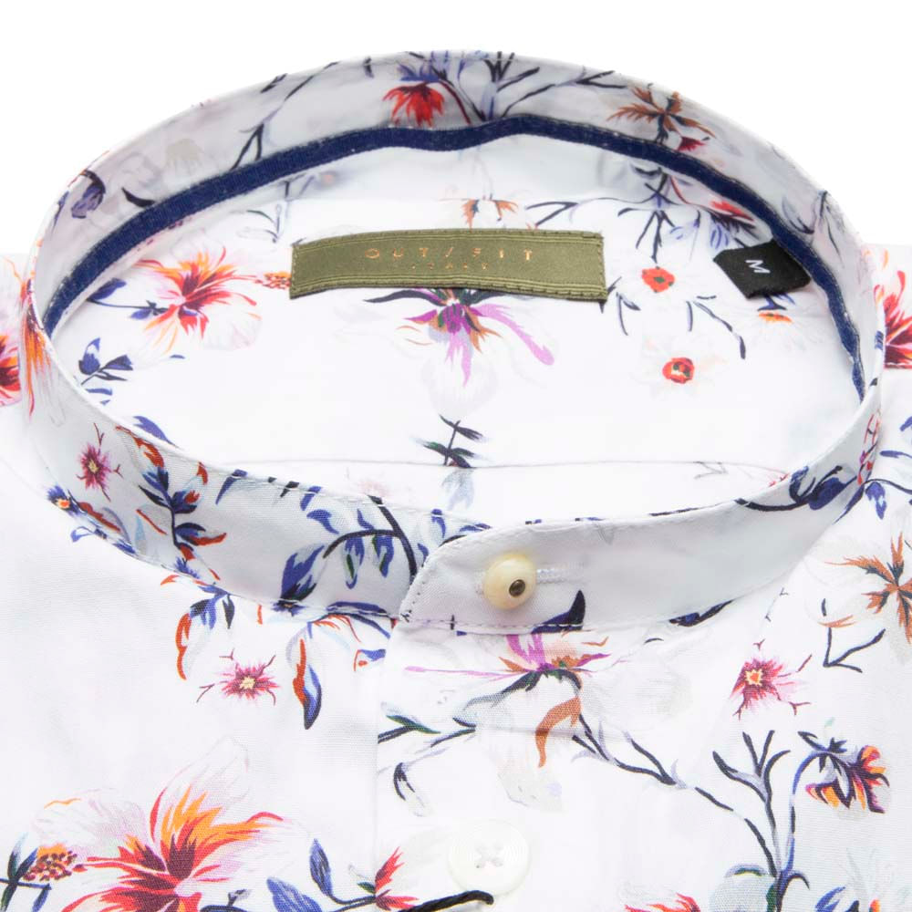 CAMICIA IN COTONE CON STAMPA - ÉCRU / BLU NAVY / STAMPA - DONNA | H&M IT - Foto 5