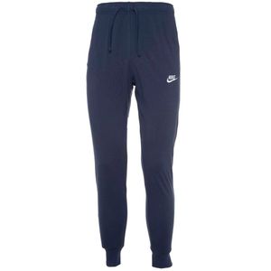 Blue cotton jogger with swoosh