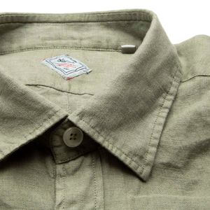 Heritage green linen shirt