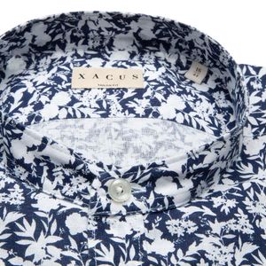 Tailor Fit floral shirt in linen and cotton