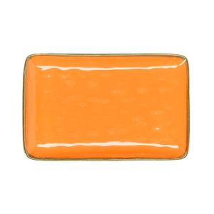 Rectangular tray Concerto orange 20x13