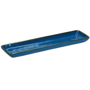 Concerto Blu Avio rectangular tray 32x8