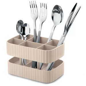 Beige sink holder