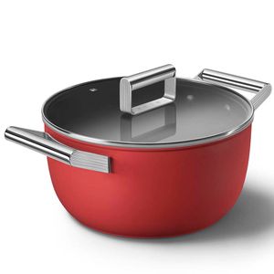 Casserole 50'S Style Red 24 cm