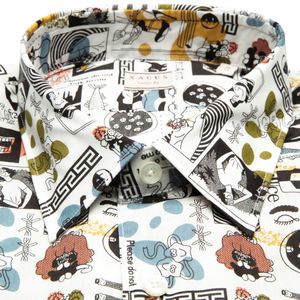 Tailor Fit shirt with cartoon prints