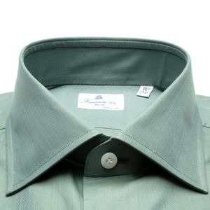 Two-piece 170 green cotton shirt