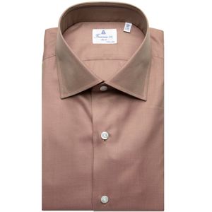 Two-piece brown 170 cotton shirt