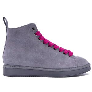 P01 high sneakers in suede leather