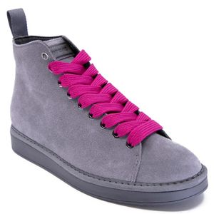 P01 high sneakers in suede leather